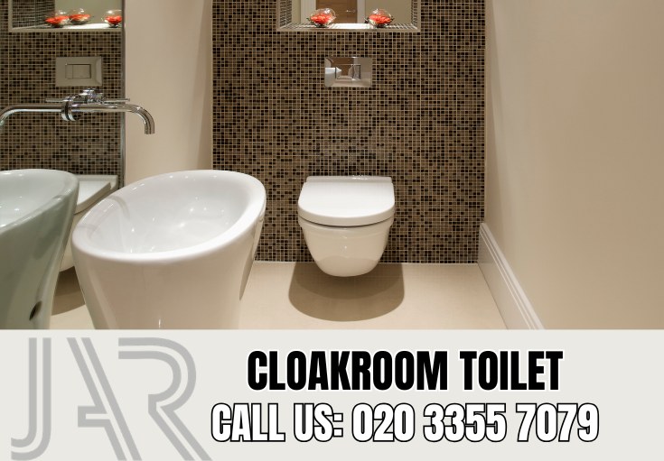 Cloakroom and Downstairs Toilet Installation by Wimbledon Bathroom Fitters