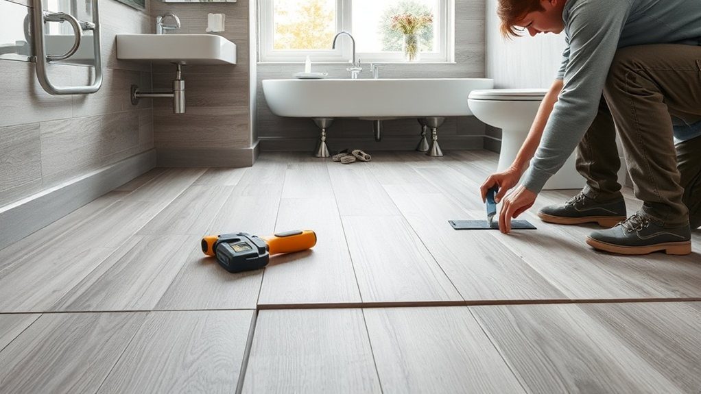 Bathroom Flooring Installation in Wimbledon